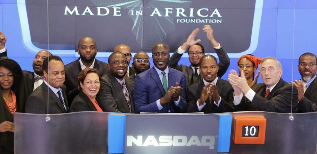 Made in Africa Nasdaq event. Made in Africa Nasdaq event.