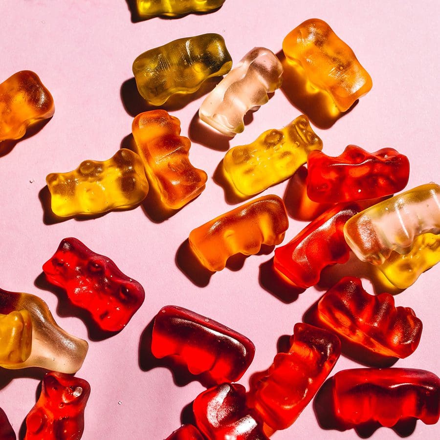 Ferrara Gummy Bears candies.