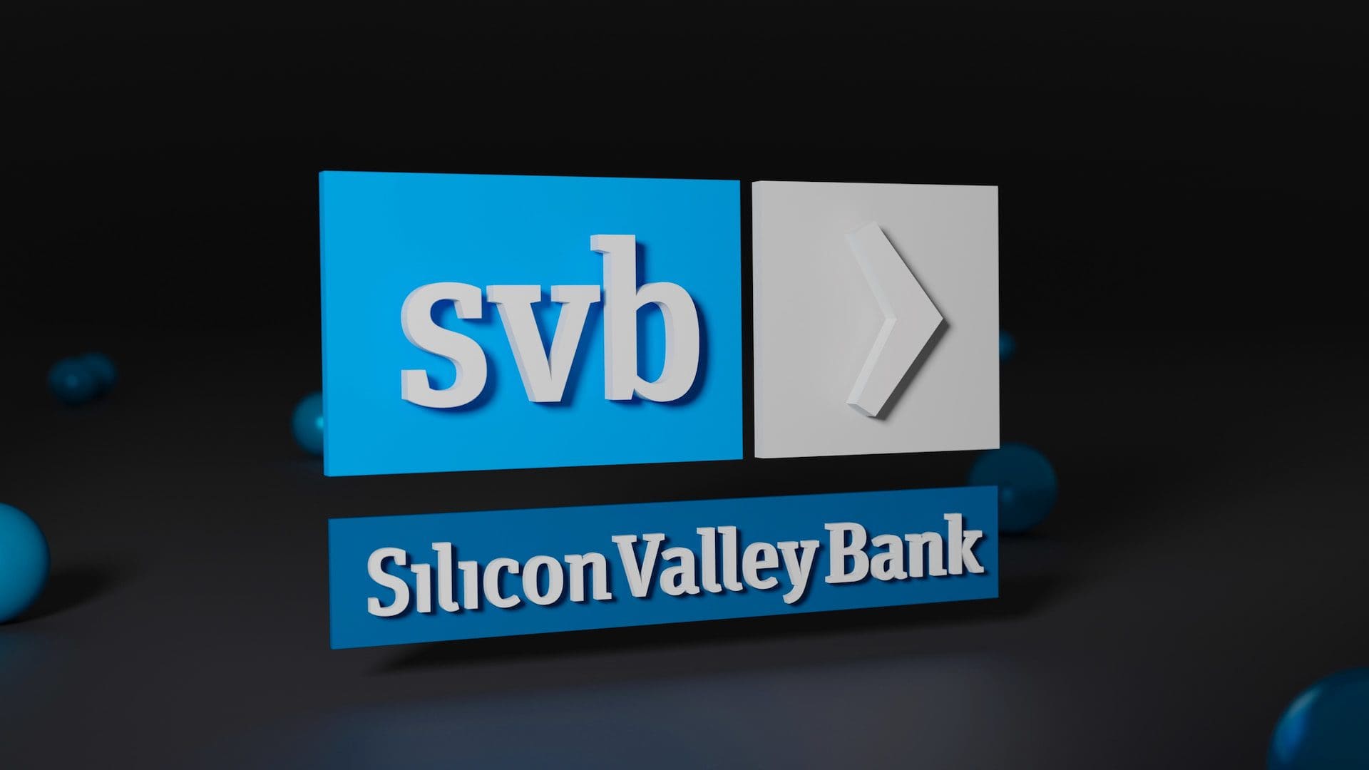 Silicon Valley Bank sign.
