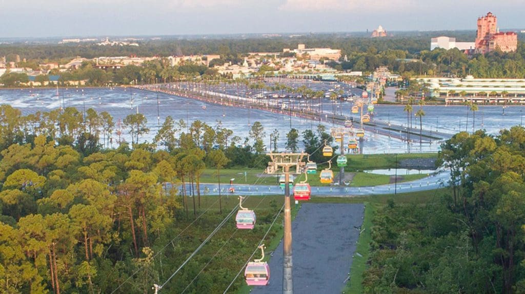 Walt Disney World aerial view.
